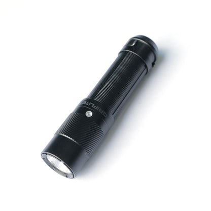 GripLite GL50 Pocket Flashlight, 300 Lumens Compact Bright Handheld Flashlight,Tail Switch Light with AAA Battery and Two-Way Pocket Clip for Camping and Hiking (Black)